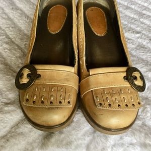 ❤️ Genuine leather wedges